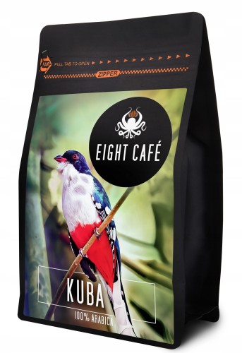Kawa ziarnista Arabica 100% świeżo palona Kuba Eight Cafe